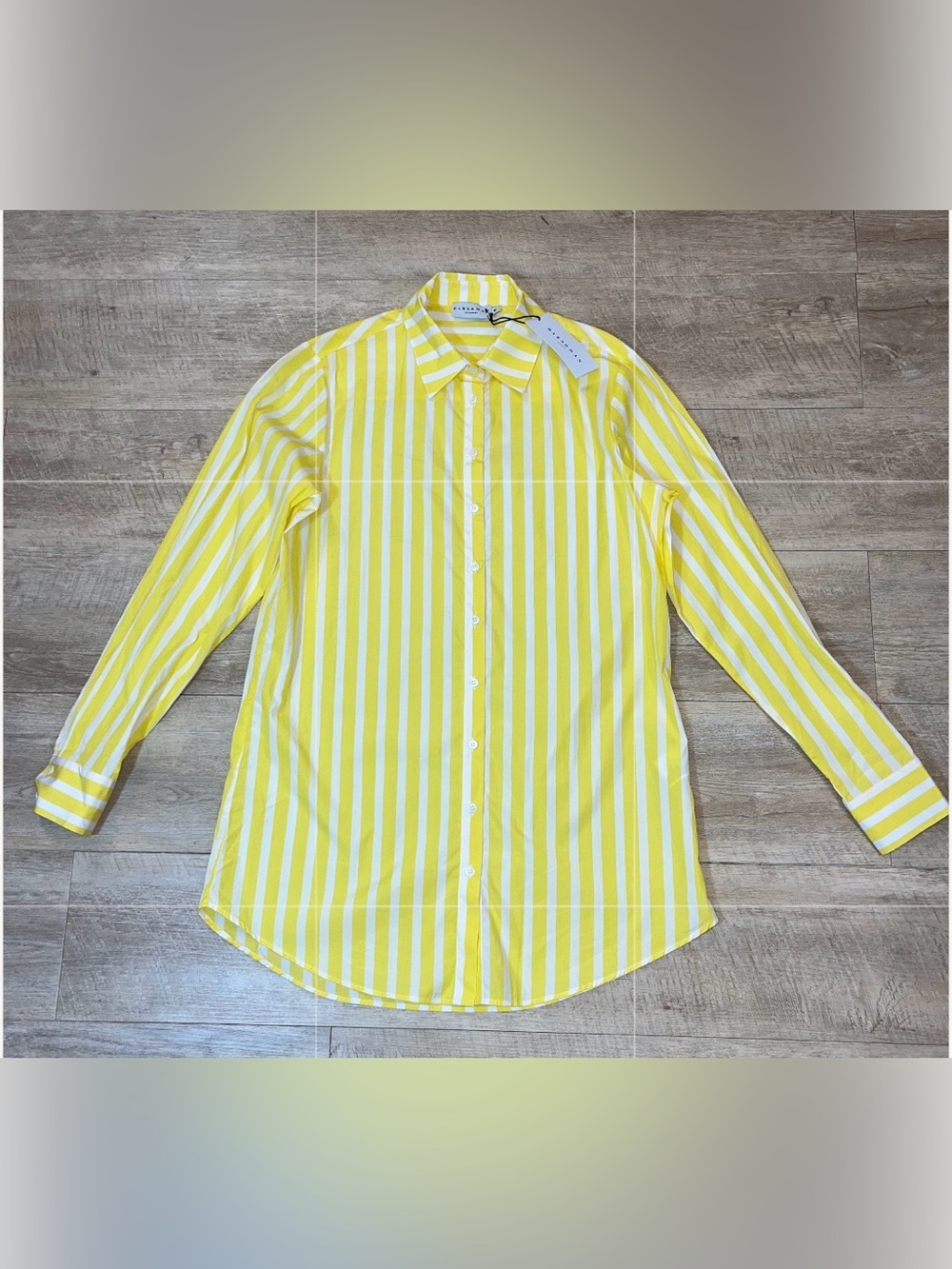 NWT Harshman Women’s Cotton Striped Quinn Shirt Size Medium
